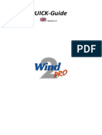 Quick Guide WindPRO 2.7 UK