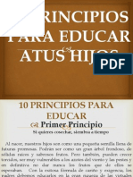 10 Principios Para Educar Atus Hijos