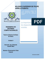 La Importancia de Los Dispositivos Móviles PDF