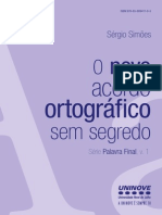 Novo Acordo Ortografico - 1