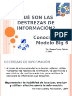 Competencias de Información y Modelo Big 6