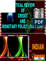 Critical Review of Credit and Monetary Policy of India