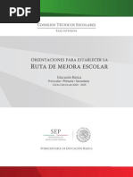 Orientaciones Ruta de Mejora