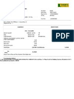 Pay Slip For The Month of March 2008: Amount (RS)