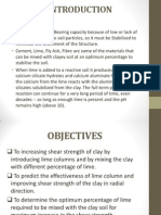 Increasing Shear Strength of Clay Soil Using Lime Columns and Mixing