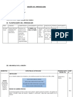 Sesión de Aprendizajes Familia Pedro Ascue