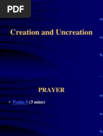 Creation and Uncreation-Stewardship