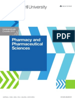 Pharmacy and Pharmaceutical Sciences - Undergraduate Courses 2015