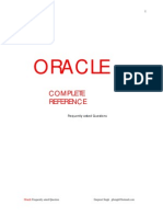 Oracle Frequently Asked Questions