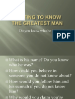 Whos Is Muhammad (Pbuh) ?