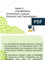 International Marketing Environment (Cultural, Economic, and Technological)