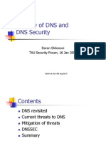 Security of DNS and DNS Security