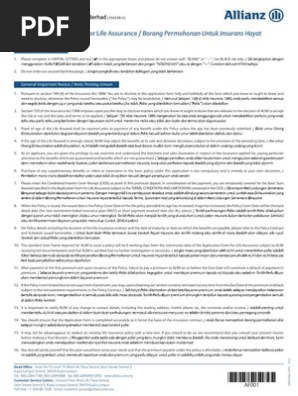 01 Life Sales App Form Uw Af June2013 Web Version 1july2013 Pdf Insurance Hiv Aids