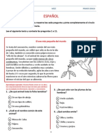 Examen 4to Bimestre 1grado