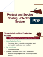 Product and Service Costing: Job-Order System