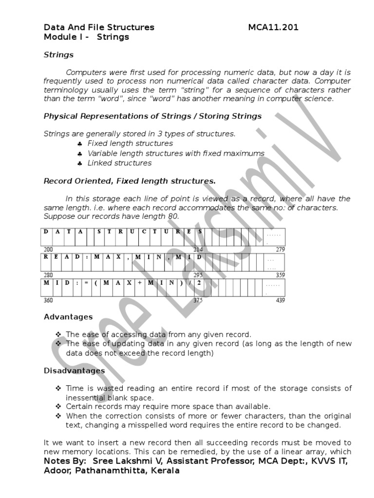 Physical Representation of Strings and Logic Characteristics PDF