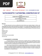 Autoconcepto en La Familia