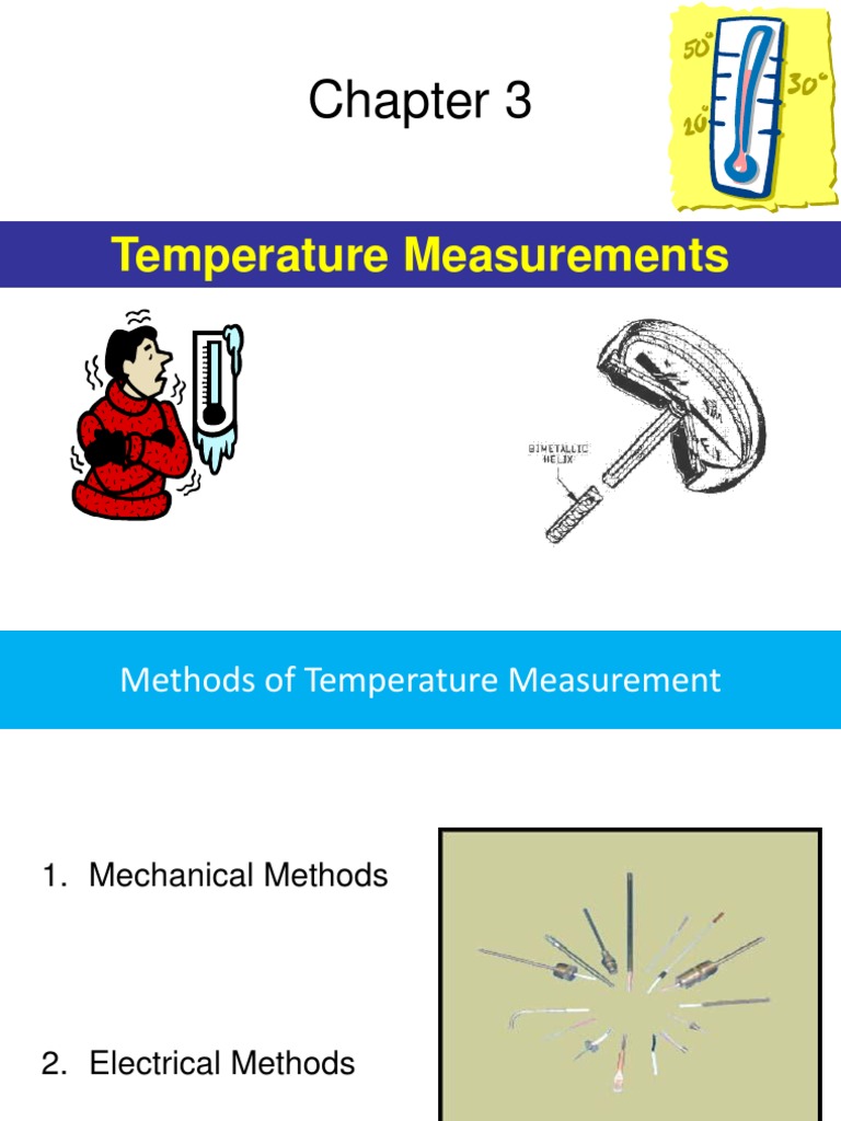 Methods of Temperature Measurement | PDF | Thermocouple | Thermometer