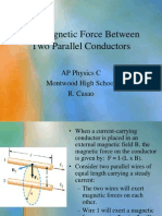 The Magnetic Force Between Two Parallel Conductors