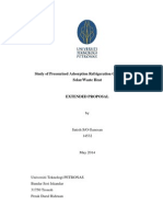 Study of Pressurized Adsorption Refrigeration Cycles Driven by Solar