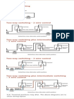 Wiring Diagrams One-Way Switching: N.B. Terminal Positions May Alter. The Above Diagrams Are To Show Wiring Layout