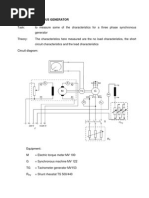 Prosedur Percobaan Motor SinkronSinkron Generator Sinkron