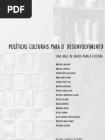 politicas culturais para o desenvolvimento