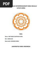 Download Tugas Makalah Enterpreniurship Hindu Melalui Catur Varna by AnikKasihAni SN233178898 doc pdf