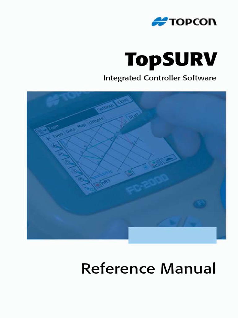 TopSURV Reference Manual PDF Surveying License