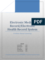 Electronic Medical Record/Electronic Health Record System: Problem Based Learning