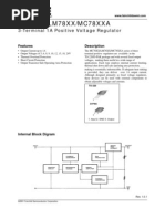 MC78XX/LM78XX/MC78XXA: 3-Terminal 1A Positive Voltage Regulator