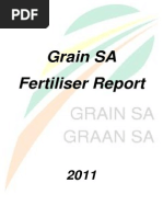 Grain SA Fertilizer Report 2011