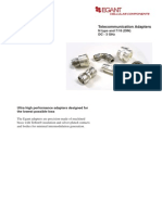 Ultra-High Performance N and 7/16 Telecom Adapters