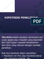 06-Hipotesis Penelitian