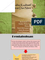 Ppt Analisa Nitrat Dan Nitrit