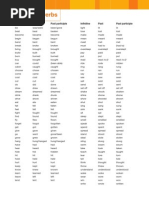 List of Irregular Verbs - Mnemonic Rhyming Groups | PDF | Grammar | Syntax