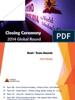 Global Round Closing Ceremony