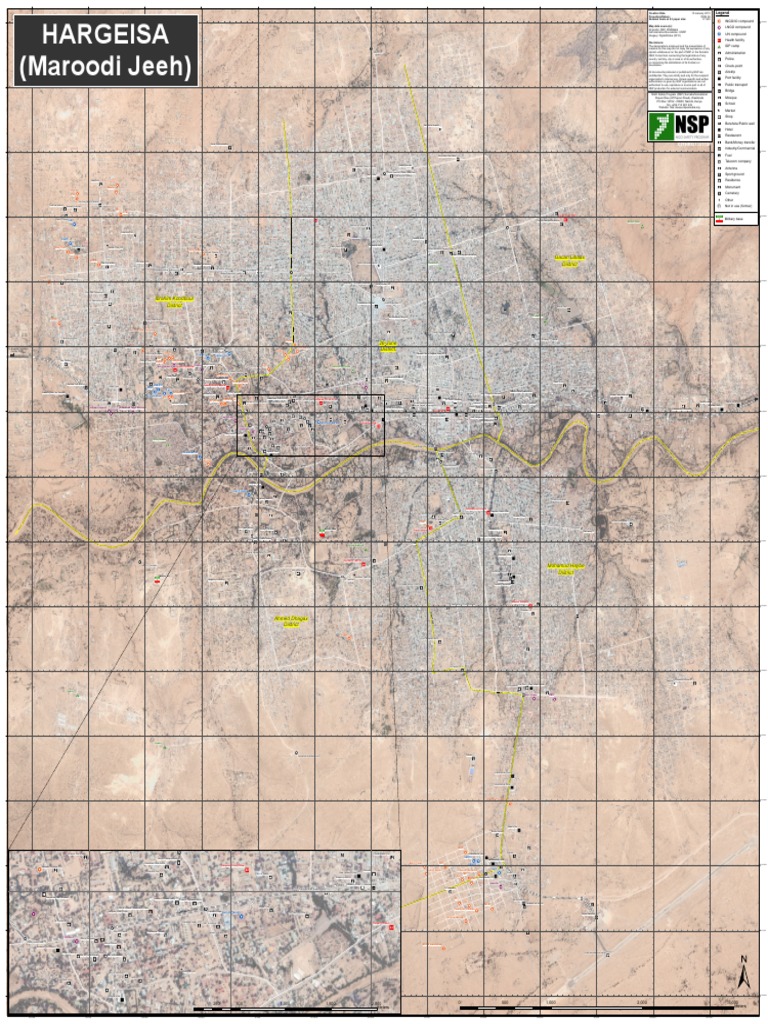 Hargeisa Map PDF Somalia Business