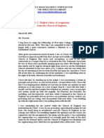 Philpot, J.C - Letter of Resignation