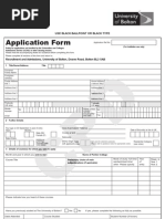 Application Form: Use Black Ballpoint or Black Type