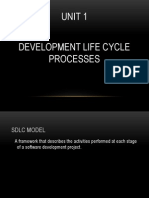 Unit 1 Development Life Cycle Processes