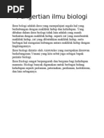 Download PengertianilmubiologibydenyaryawiranataSN23320356 doc pdf