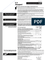 Application For A New Zealand Passport: Please Read These Notes Before Completing The Form Lodged in New Zealand