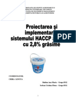 Proiectarea Si Implementarea HACCP Iaurt 2 8 Grasime