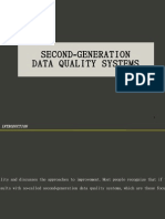 Sec 34 Second Generation Data Quality Systems