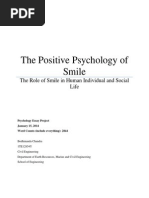 The Positive Psychology of Smile