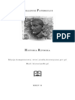 Wellejusz Paterkulus - Historia Rzymska PDF