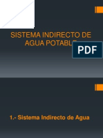 Sistema Indirecto de Agua Potable