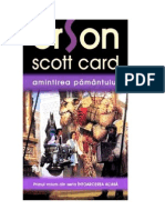 Card Orson Scott Intoarcerea Acasa 01 Amintirea Pamantului