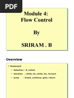 Module 4 - Flow Control